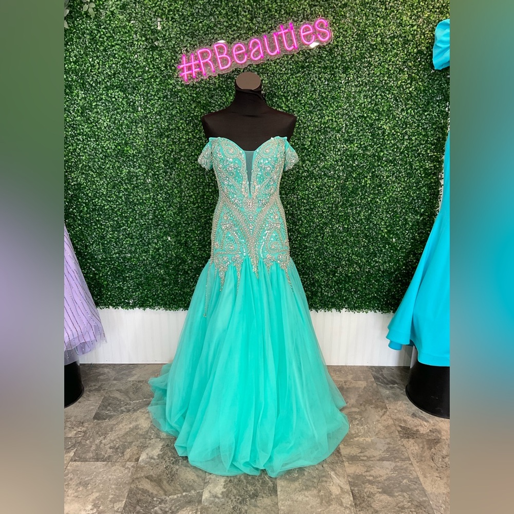 Aqua Angela & Alison gown NWT